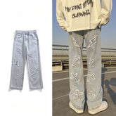 Men Jeans Spring and Autumn Jeans Loose Straight Trousers